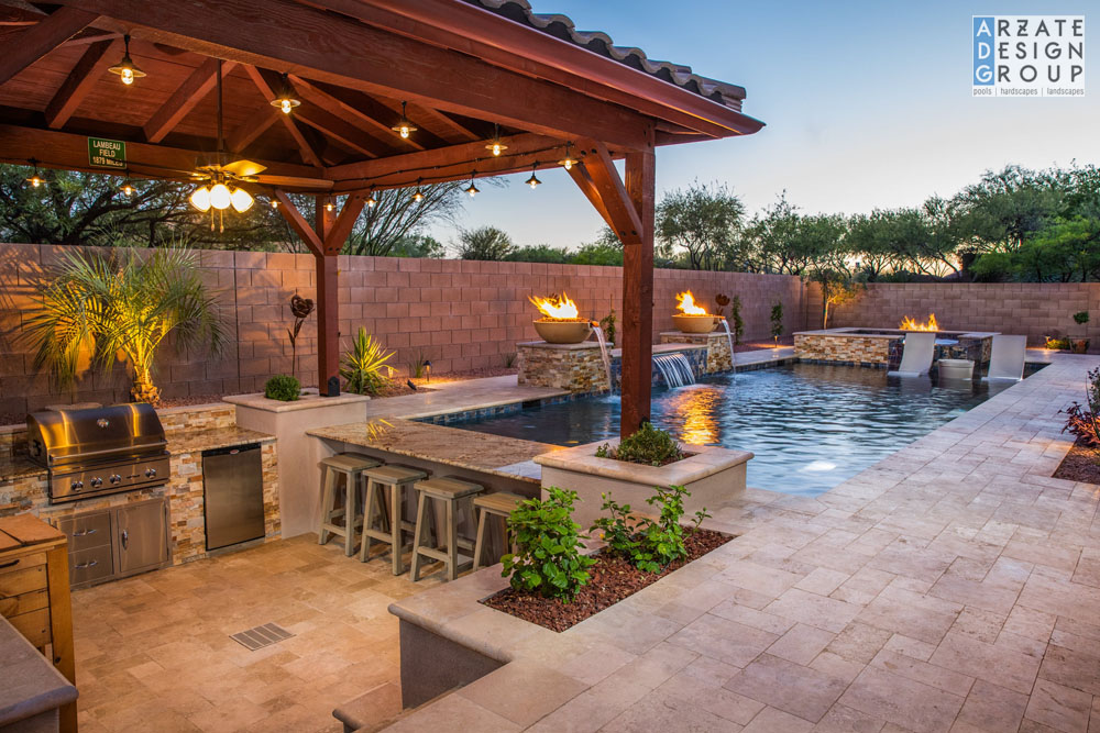 Tucson Pool Builders Swimming, Backyard Landscaping Ideas Tucson